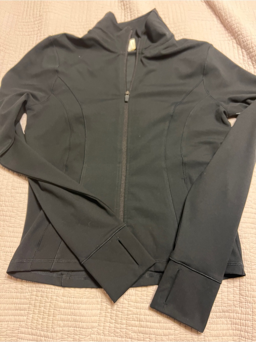 90 Degree By Reflex Black Full-Zip Active Jacket